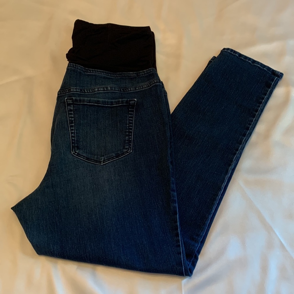 ISABEL Maternity Skinny Entubado Jeans, Size 16